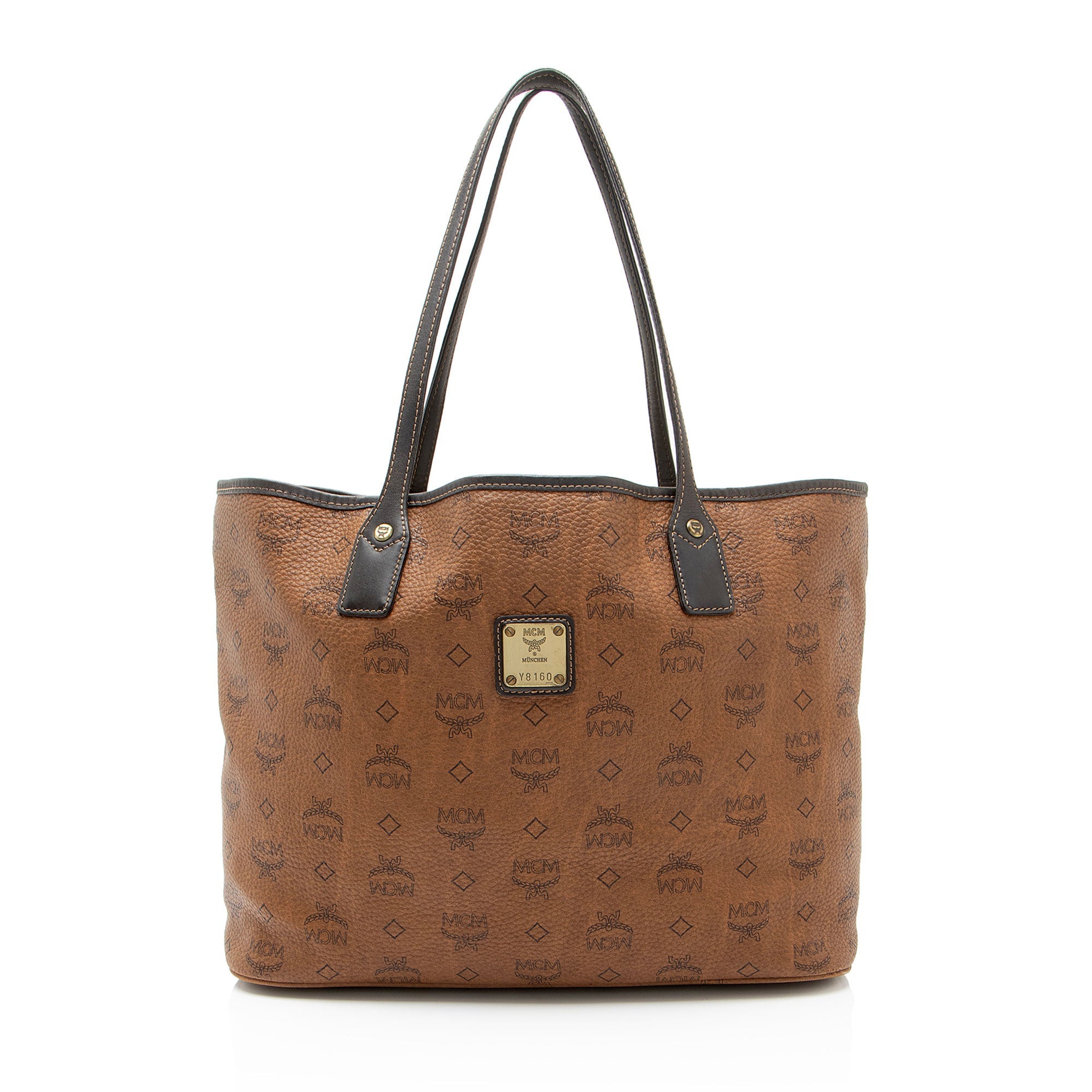 MCM Visetos Large Tote