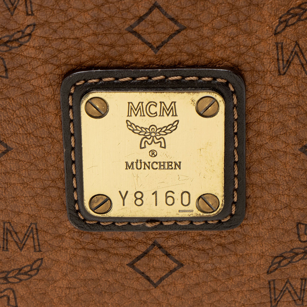 MCM Visetos Large Tote