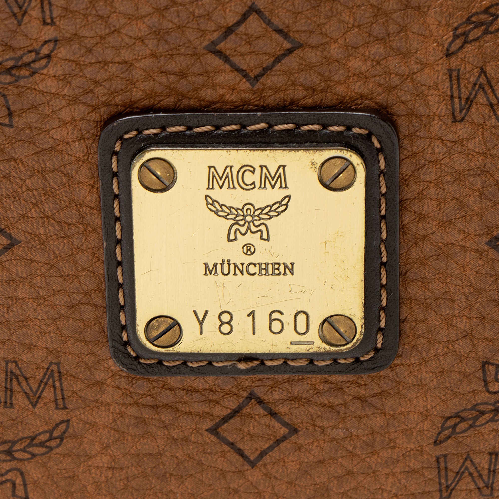 MCM Visetos Large Tote