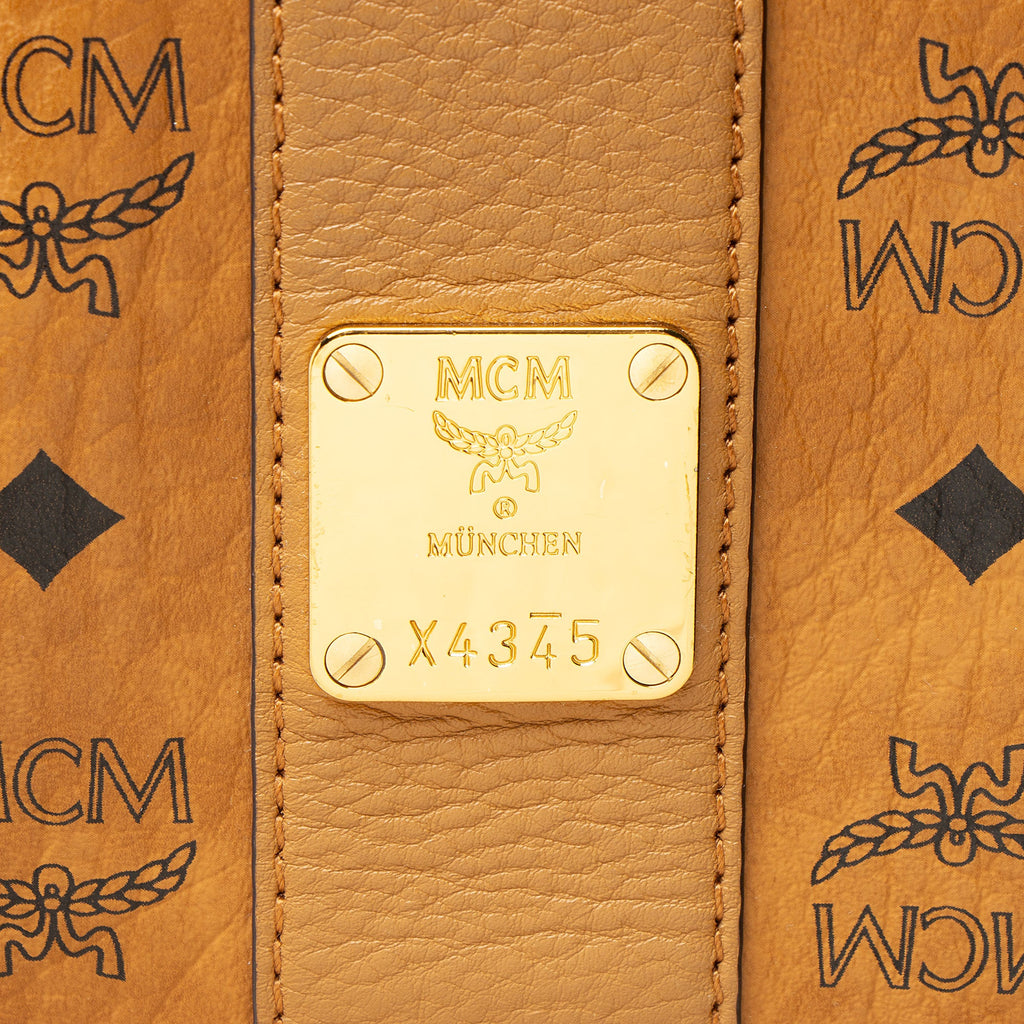 MCM Visetos Liz Reversible Large Shopper Tote