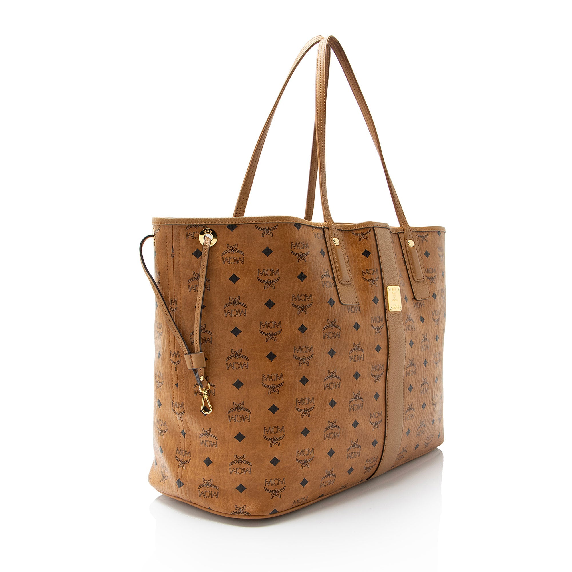 MCM Visetos Liz Reversible Large Shopper Tote