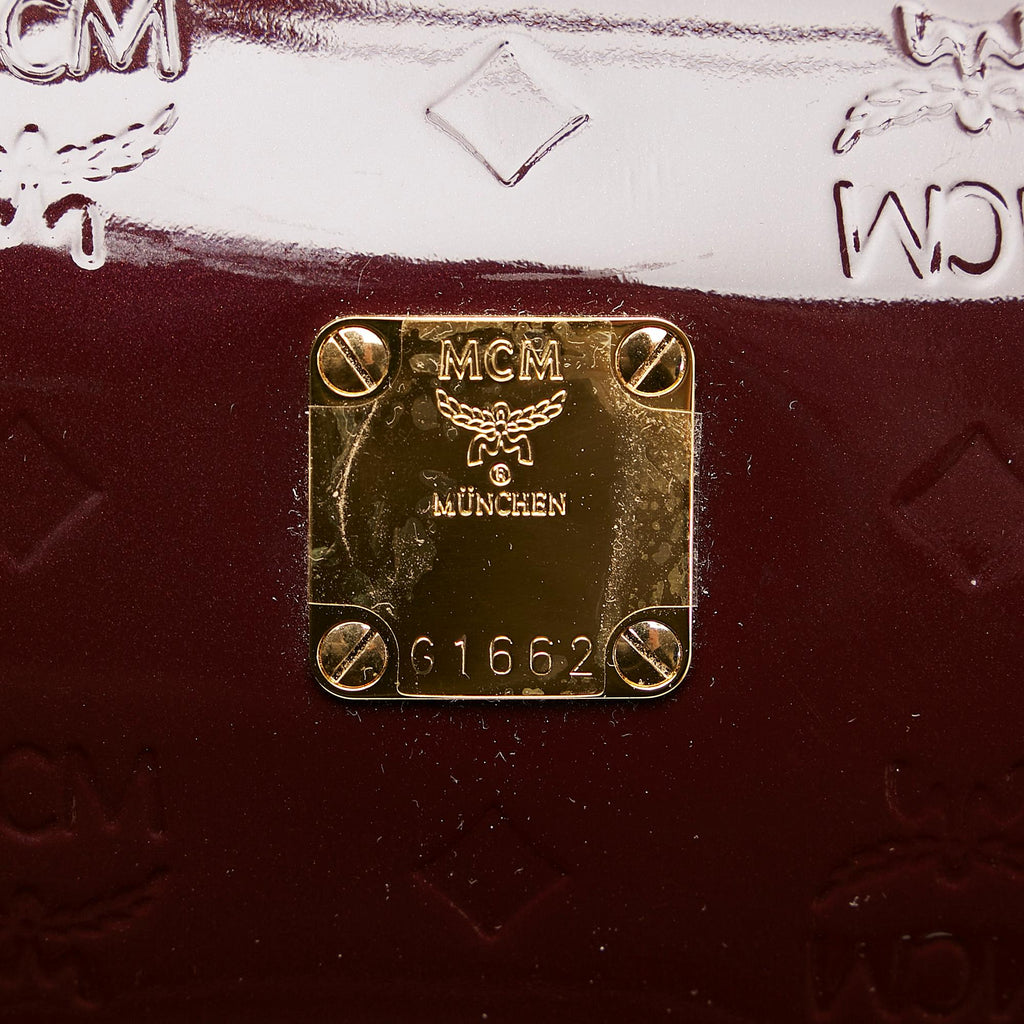 MCM Visetos Patent Leather Handbag (SHG-28039)