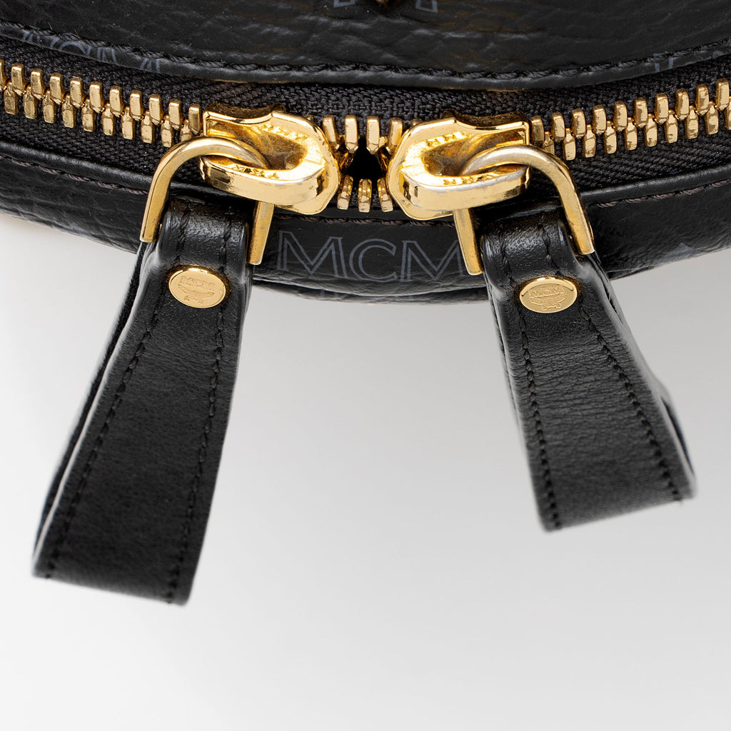 MCM Visetos Studded Stark Medium Backpack