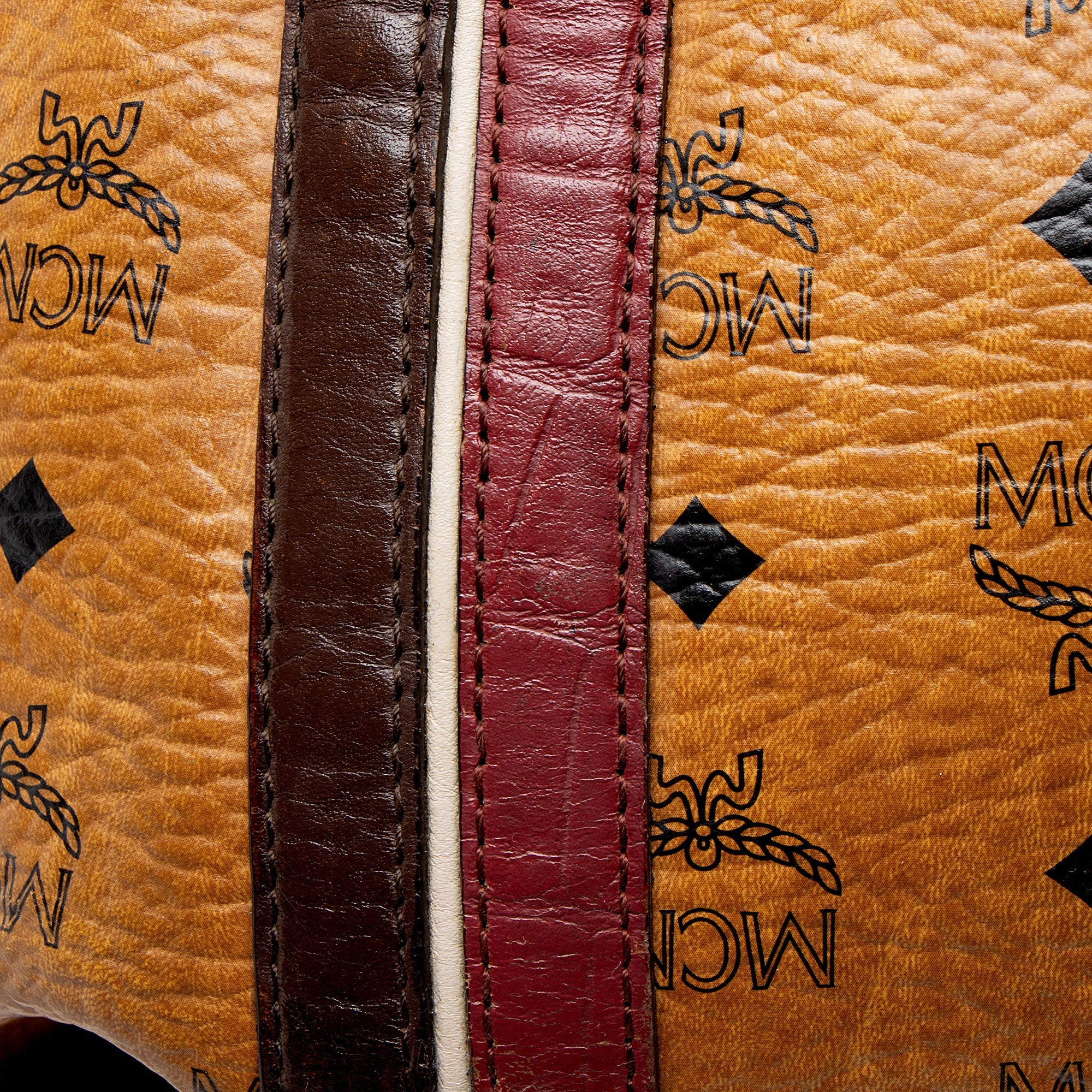 MCM Visetos Zip Tote