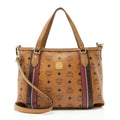 MCM Visetos Zip Tote