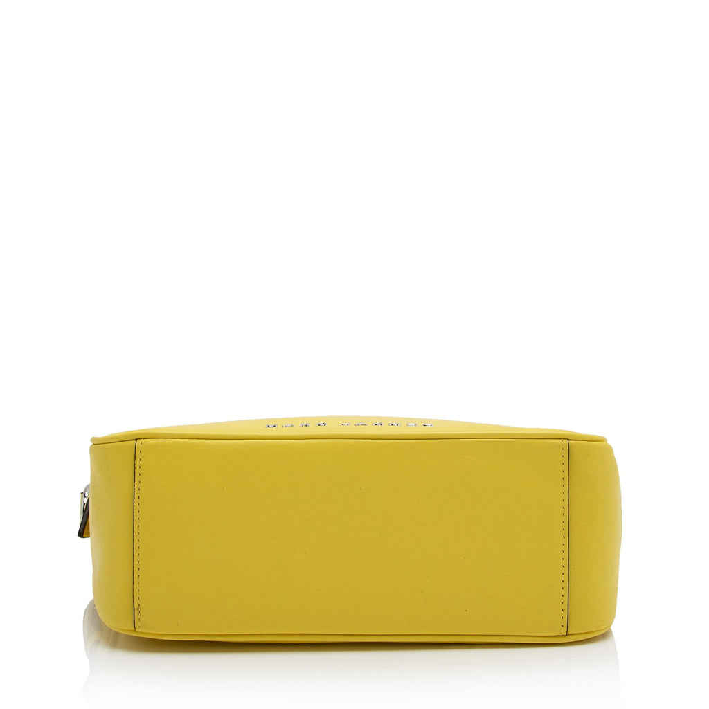 Marc Jacobs Calfskin Tempo Baguette Shoulder Bag (SHF-23283)