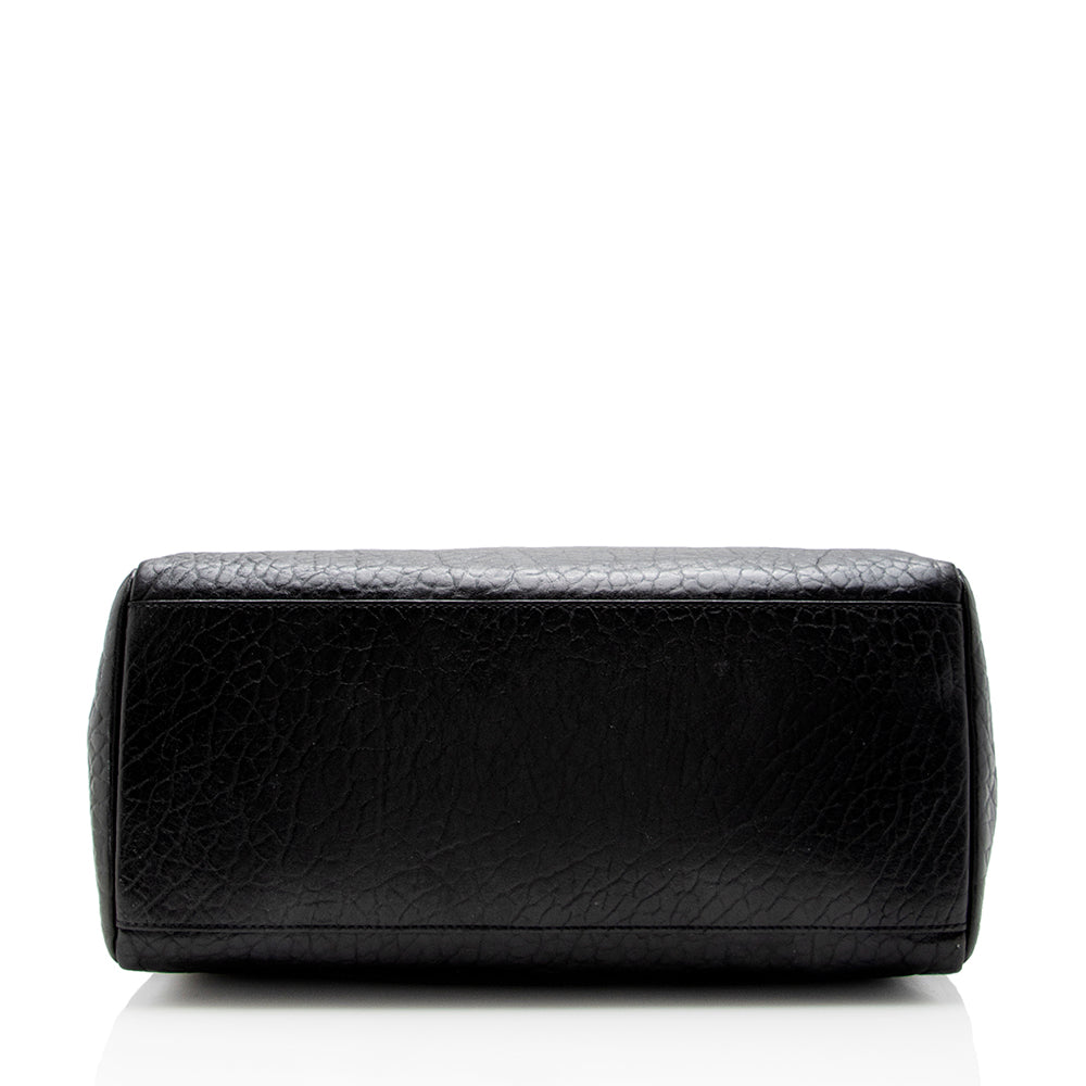 Marc Jacobs Leather Double-Zip Lock Tote