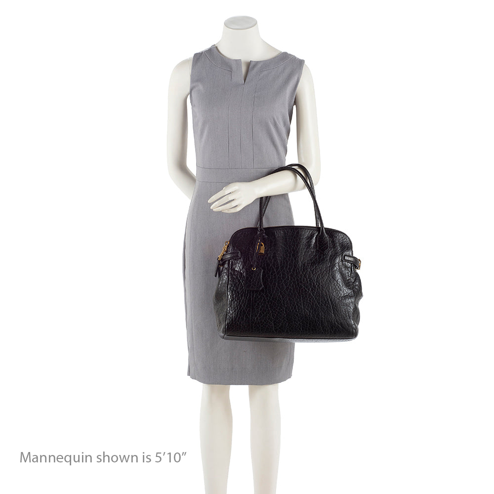 Marc Jacobs Leather Double-Zip Lock Tote