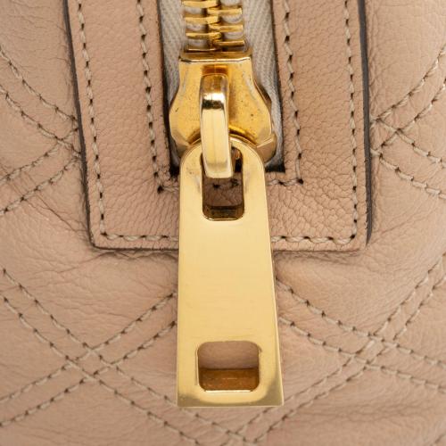 Marc Jacobs Quilted Lambskin Karlie Large Dome Satchel (SHF-lGhSju)