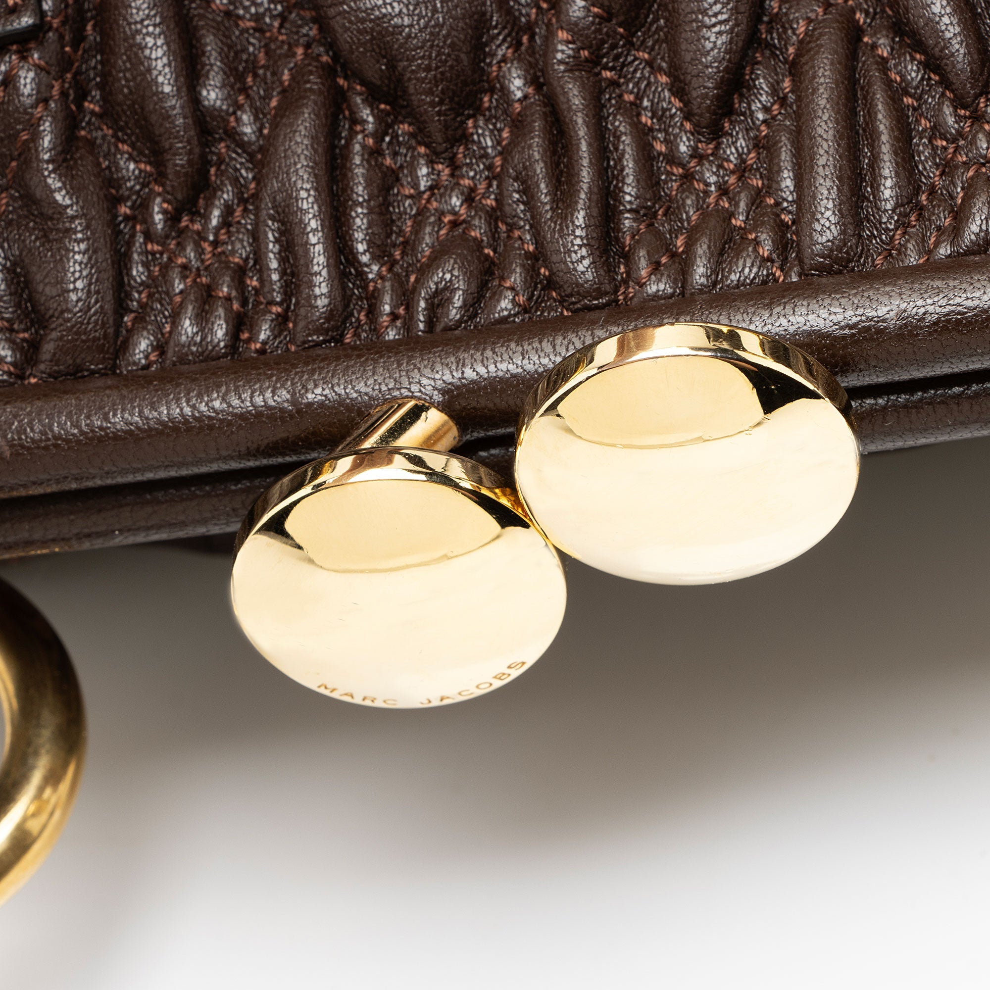 Marc Jacobs Quilted Lambskin Stam Satchel