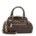 Marc Jacobs Quilted Lambskin Stam Satchel