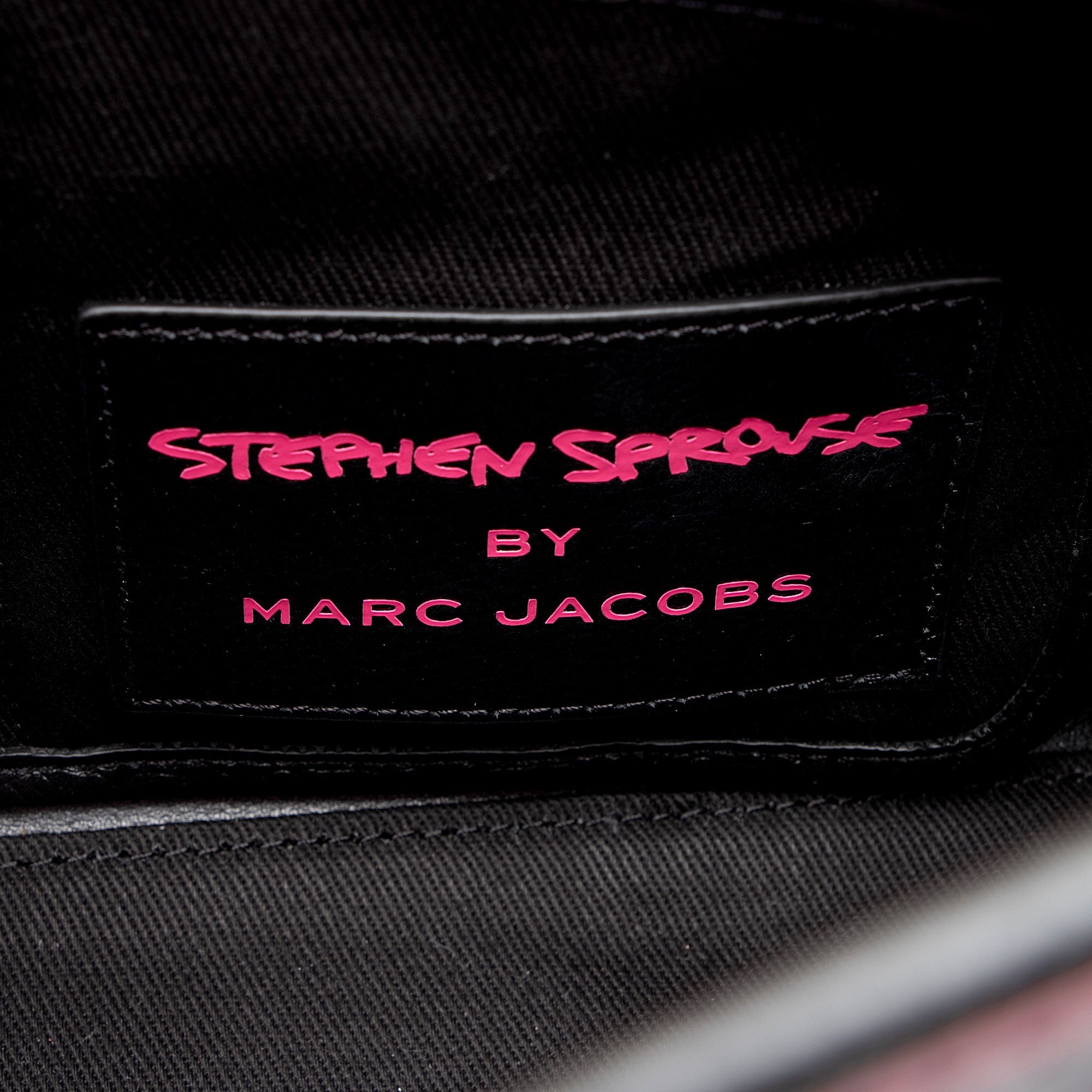 Marc Jacobs x Stephen Sprouce Leather Graffiti The Tote Medium Bag