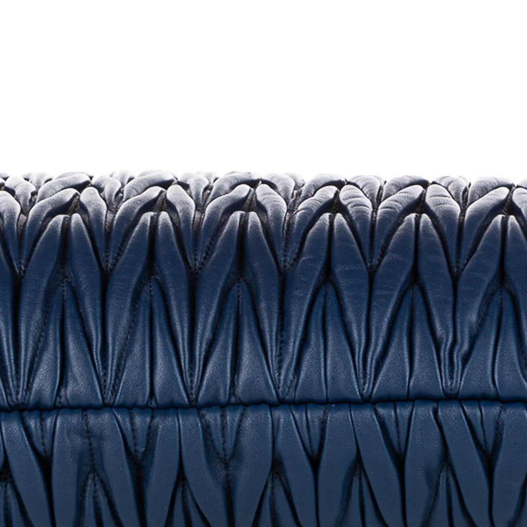 Miu Miu Matelasse Lambskin Leather Satchel (SHG-23830)