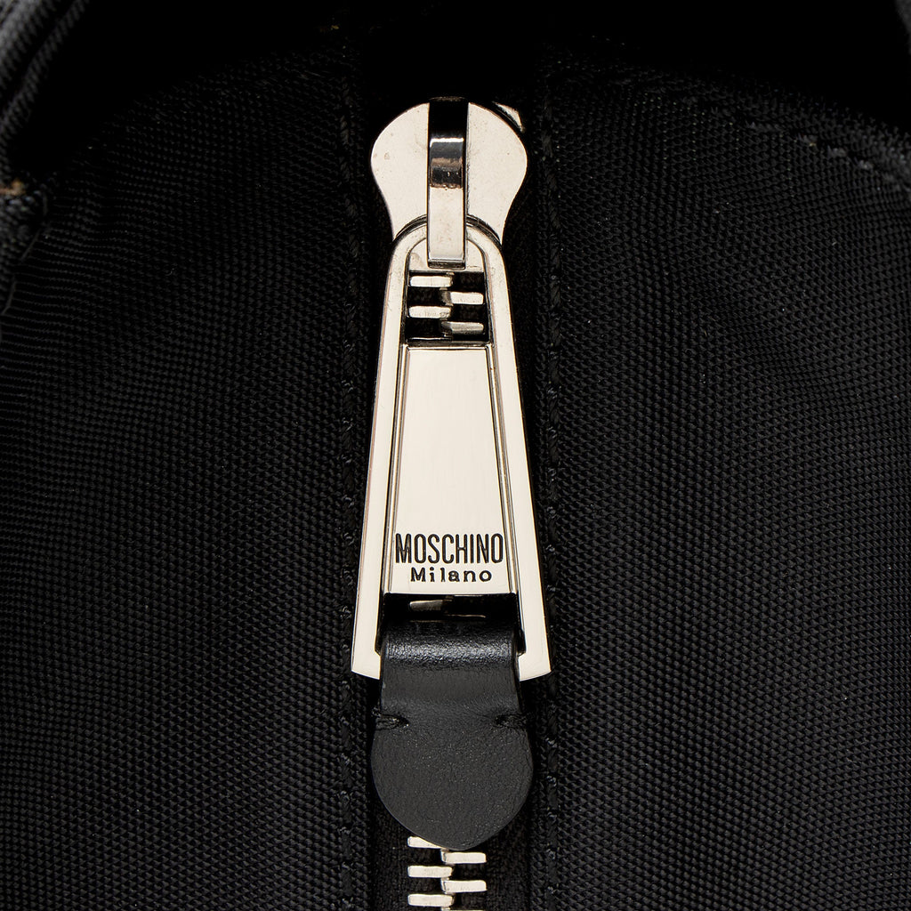 Moschino Canvas Logo Tote