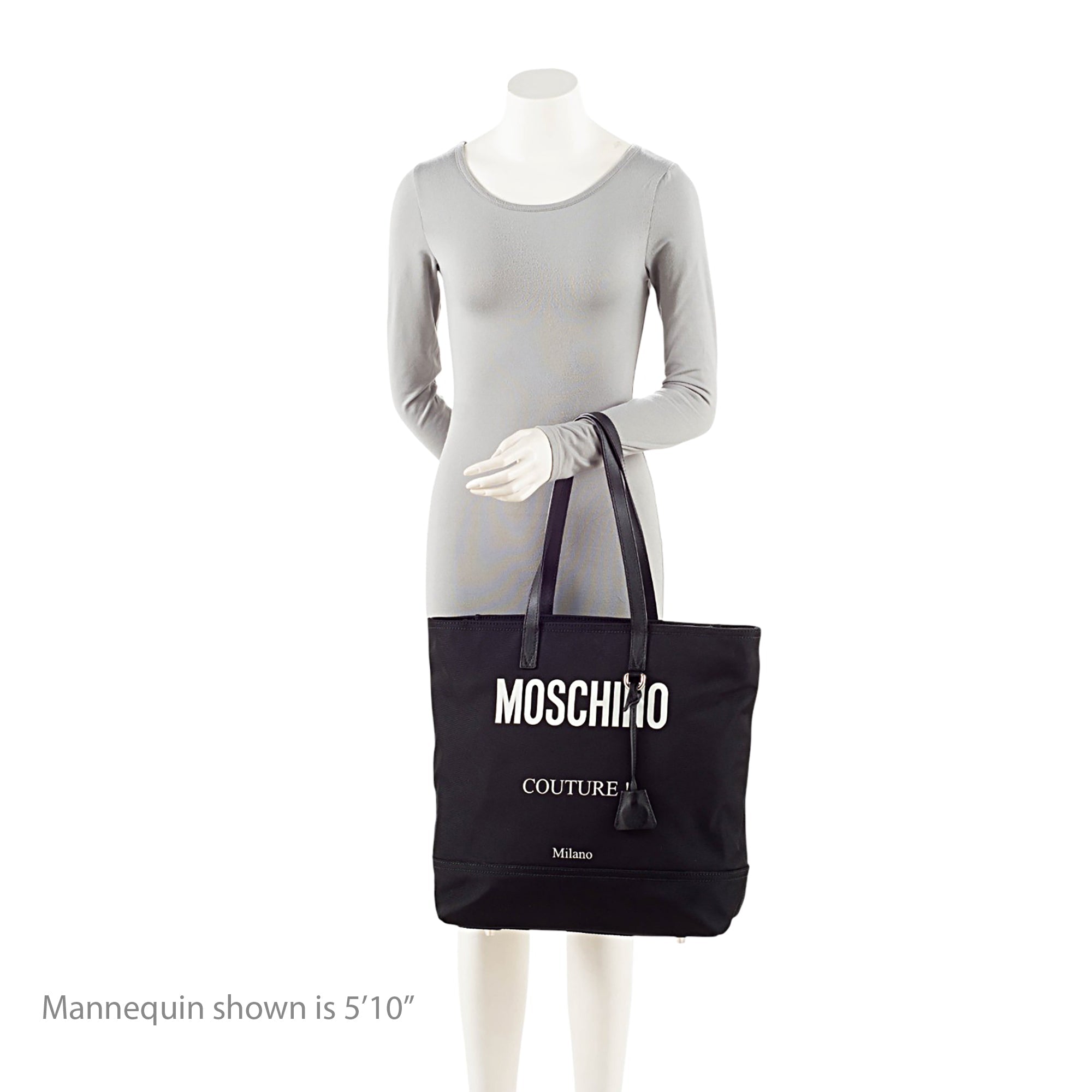 Moschino Canvas Logo Tote