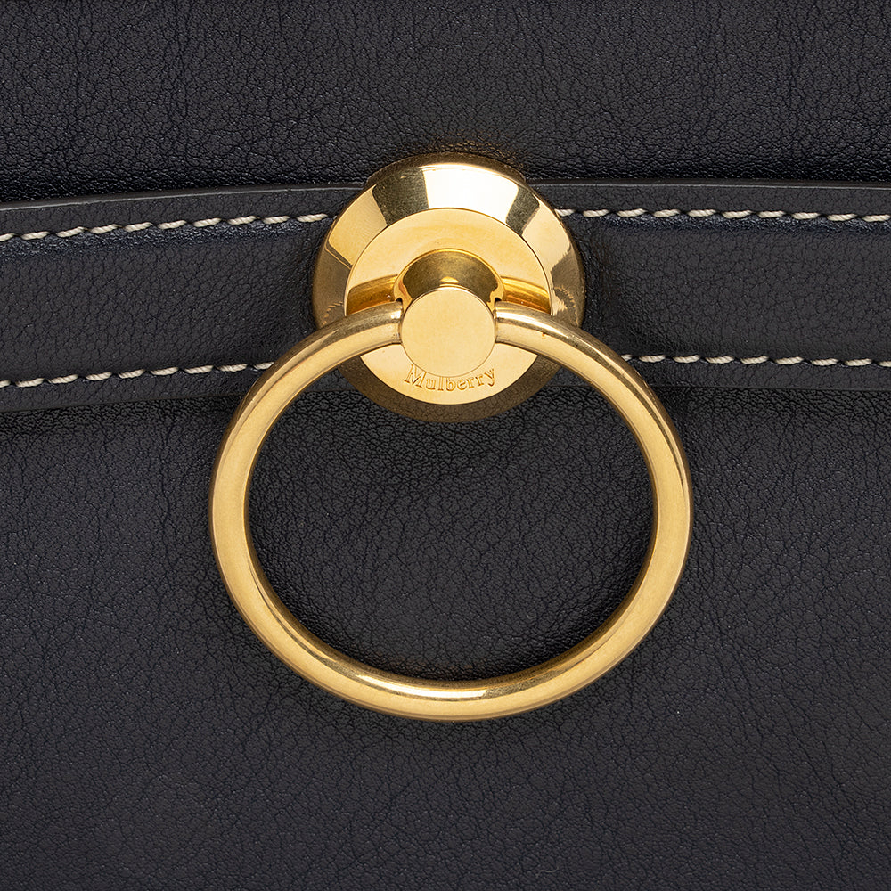 Mulberry Calfskin Brockwell Shoulder Bag (SHF-22032)