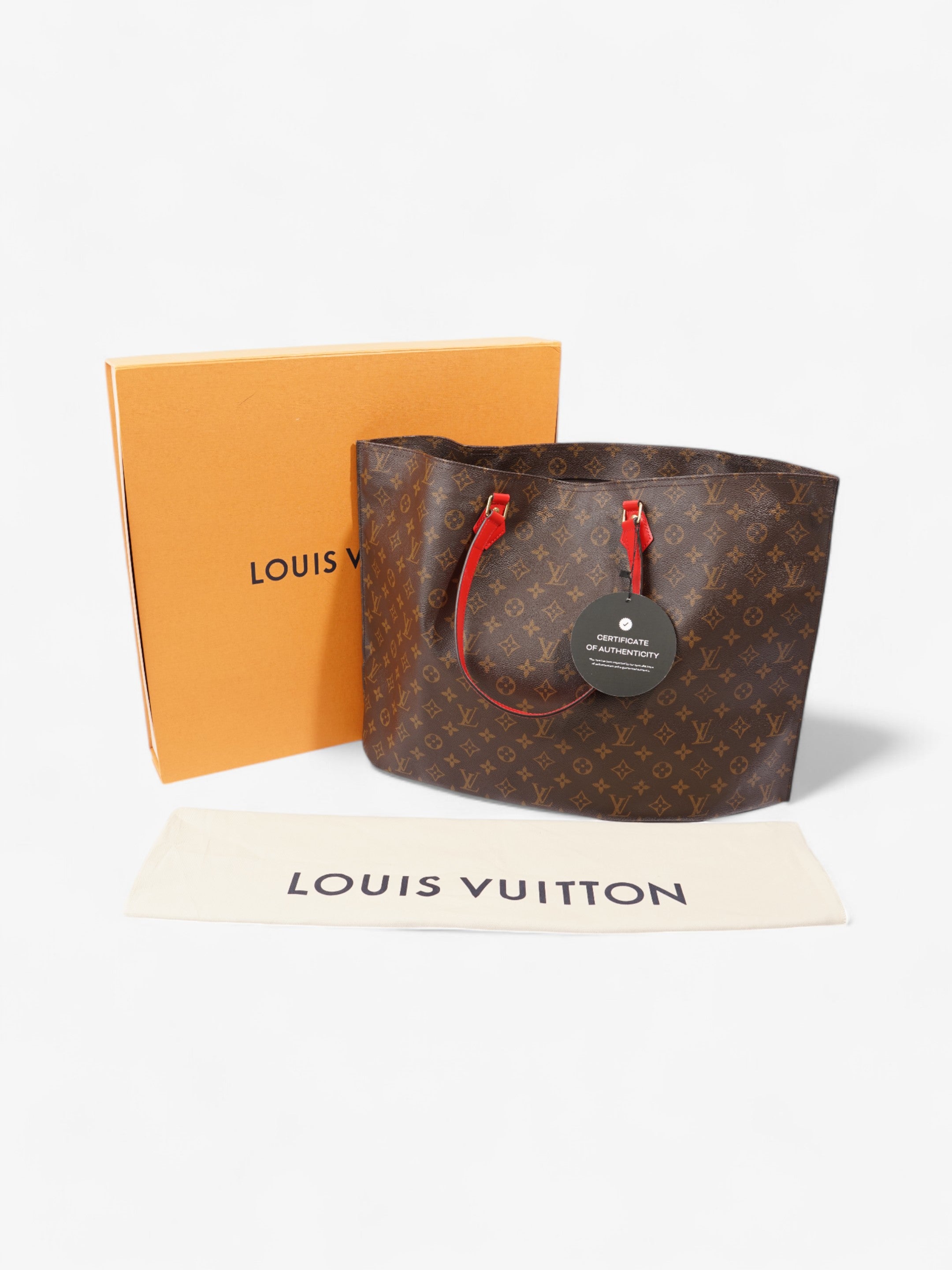 Louis Vuitton All-In Tote Monogram / Red Coated Canvas MM