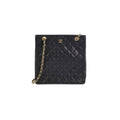 Chanel Vintage CC Locket Chain Tote Bag Black