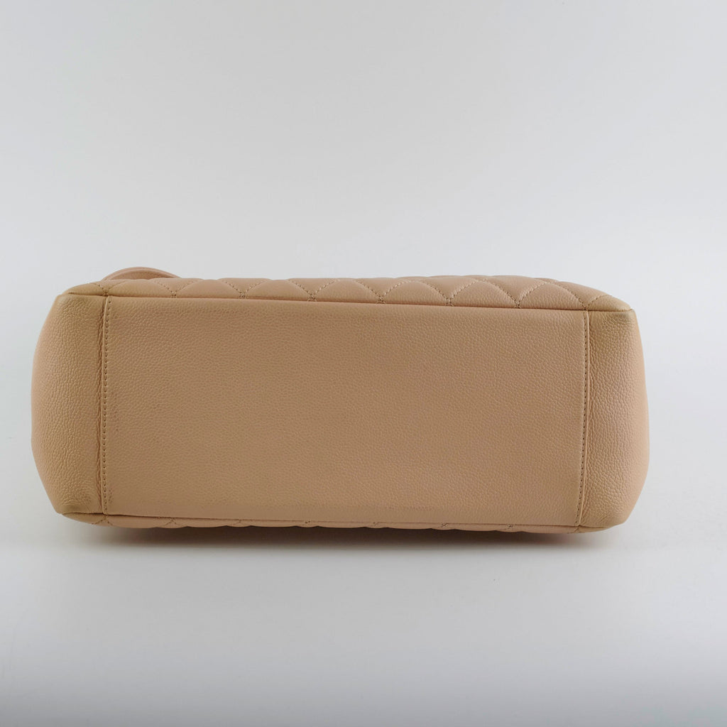 Chanel Grand Shopping Tote (GST) Beige Clair Caviar