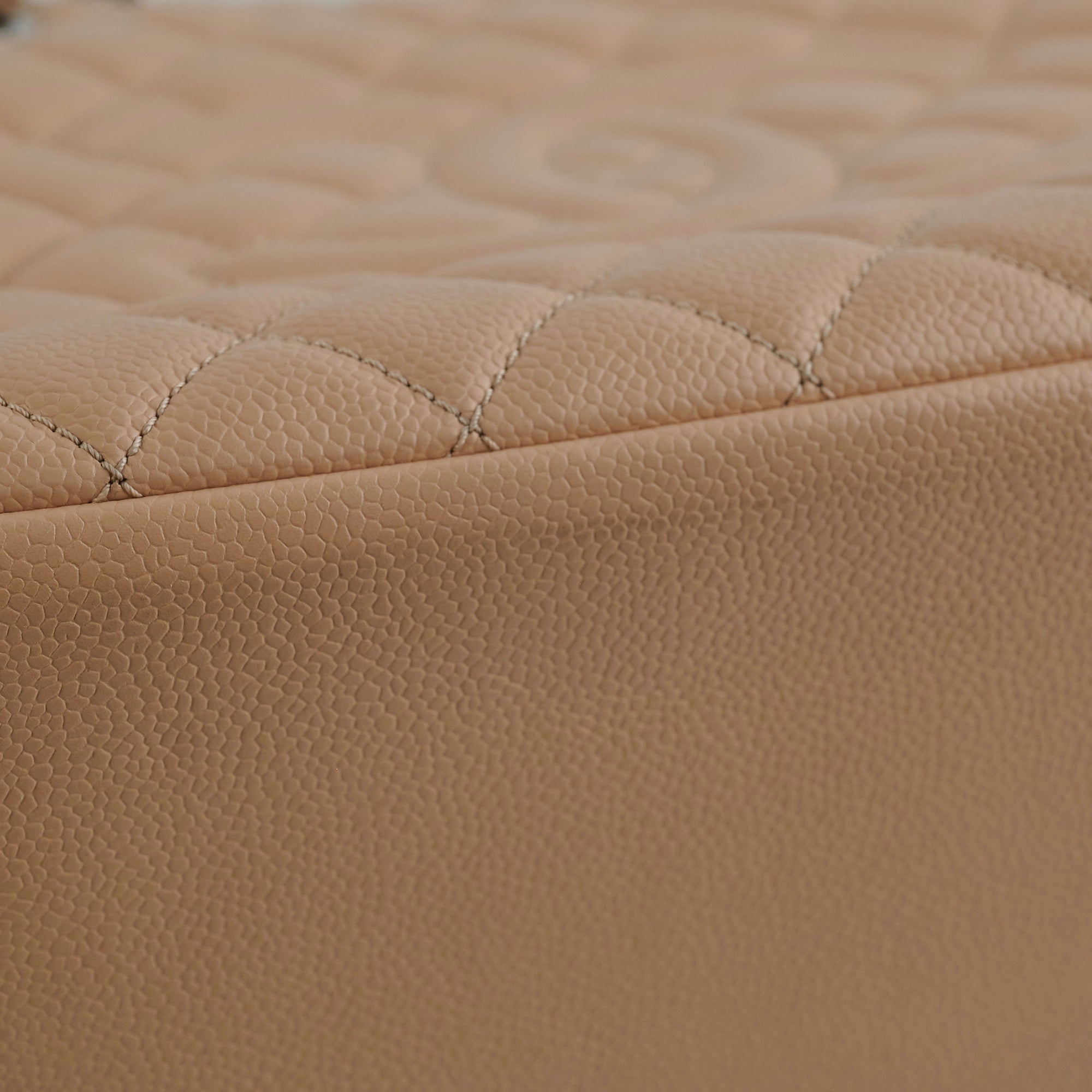 Chanel Grand Shopping Tote (GST) Beige Clair Caviar
