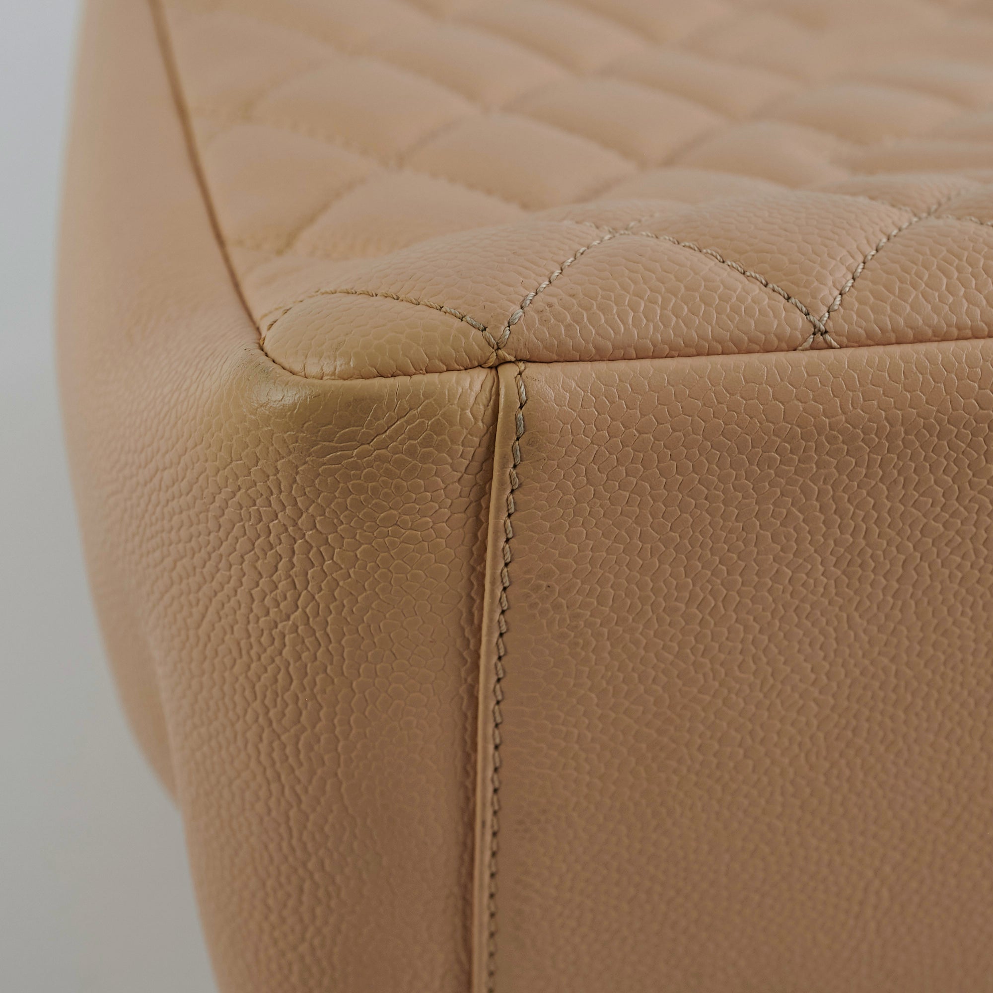 Chanel Grand Shopping Tote (GST) Beige Clair Caviar