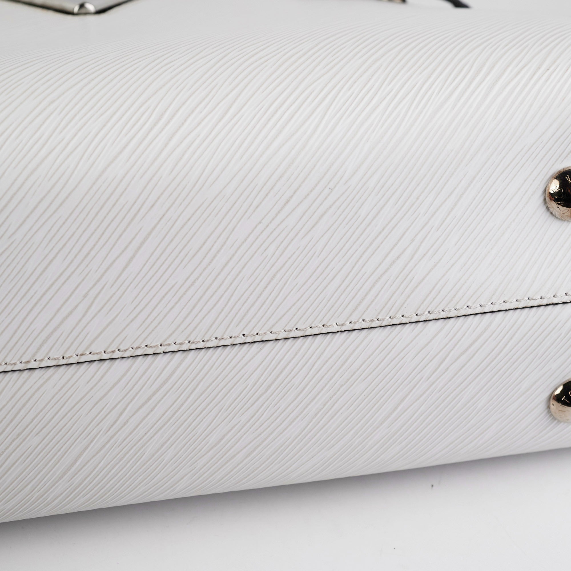 Louis Vuitton White Epi Twist Tote