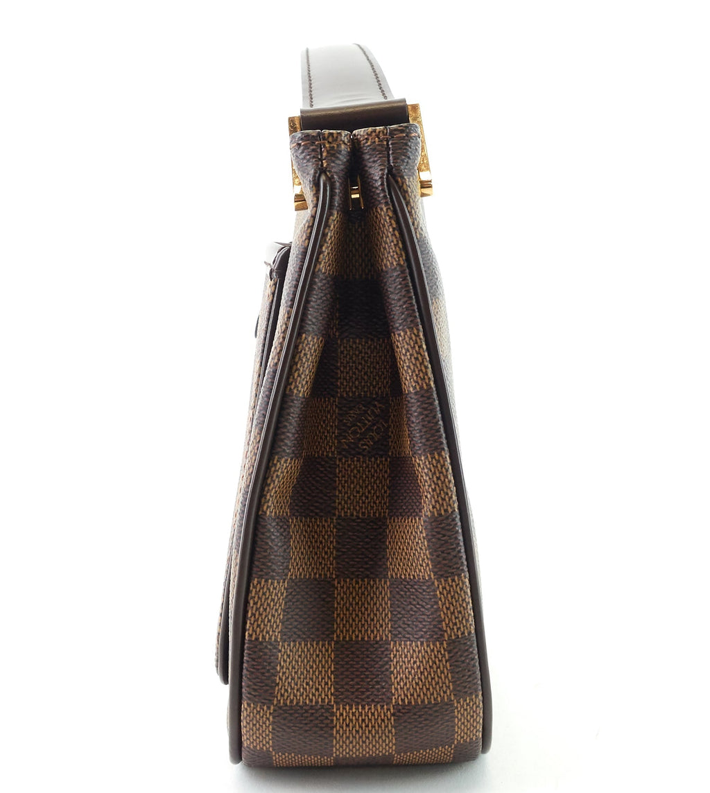 Louis Vuitto Aubagne Damier Ebene Canvas Shoulder Bag