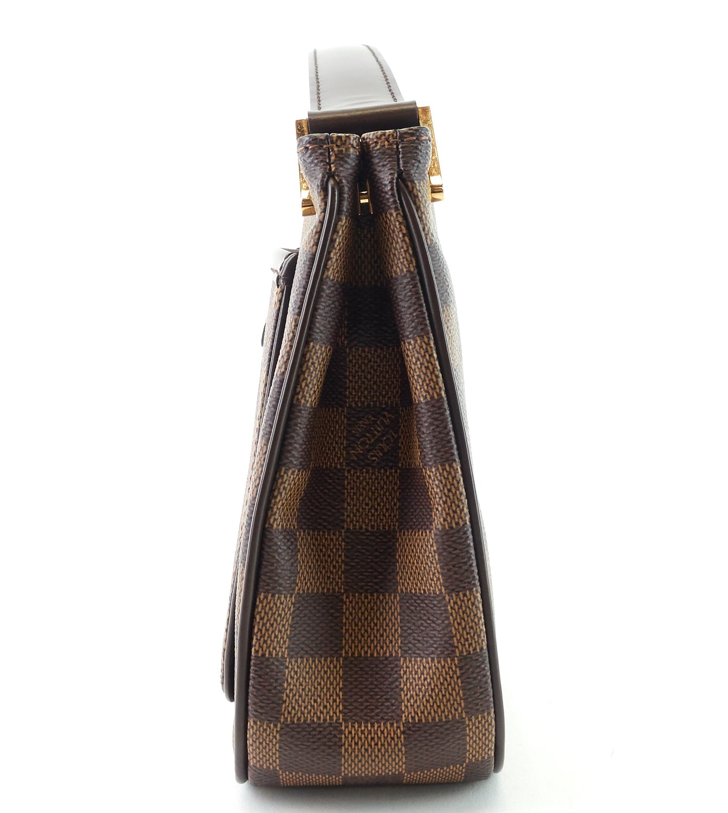 Louis Vuitto Aubagne Damier Ebene Canvas Shoulder Bag