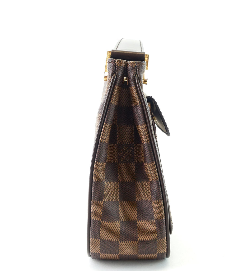 Louis Vuitto Aubagne Damier Ebene Canvas Shoulder Bag