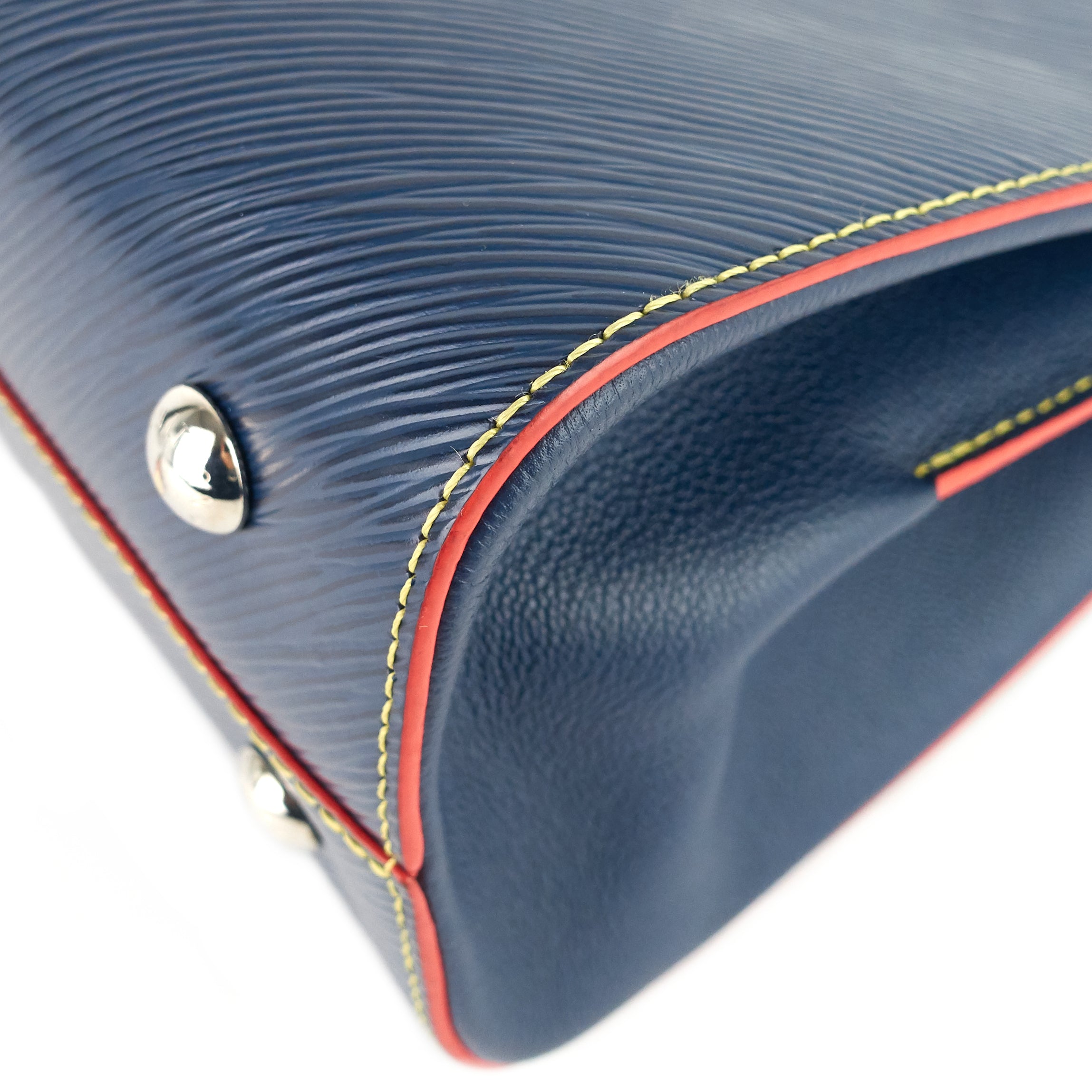 Louis Vuitto Twist Blue Epi Leather Tote Bag