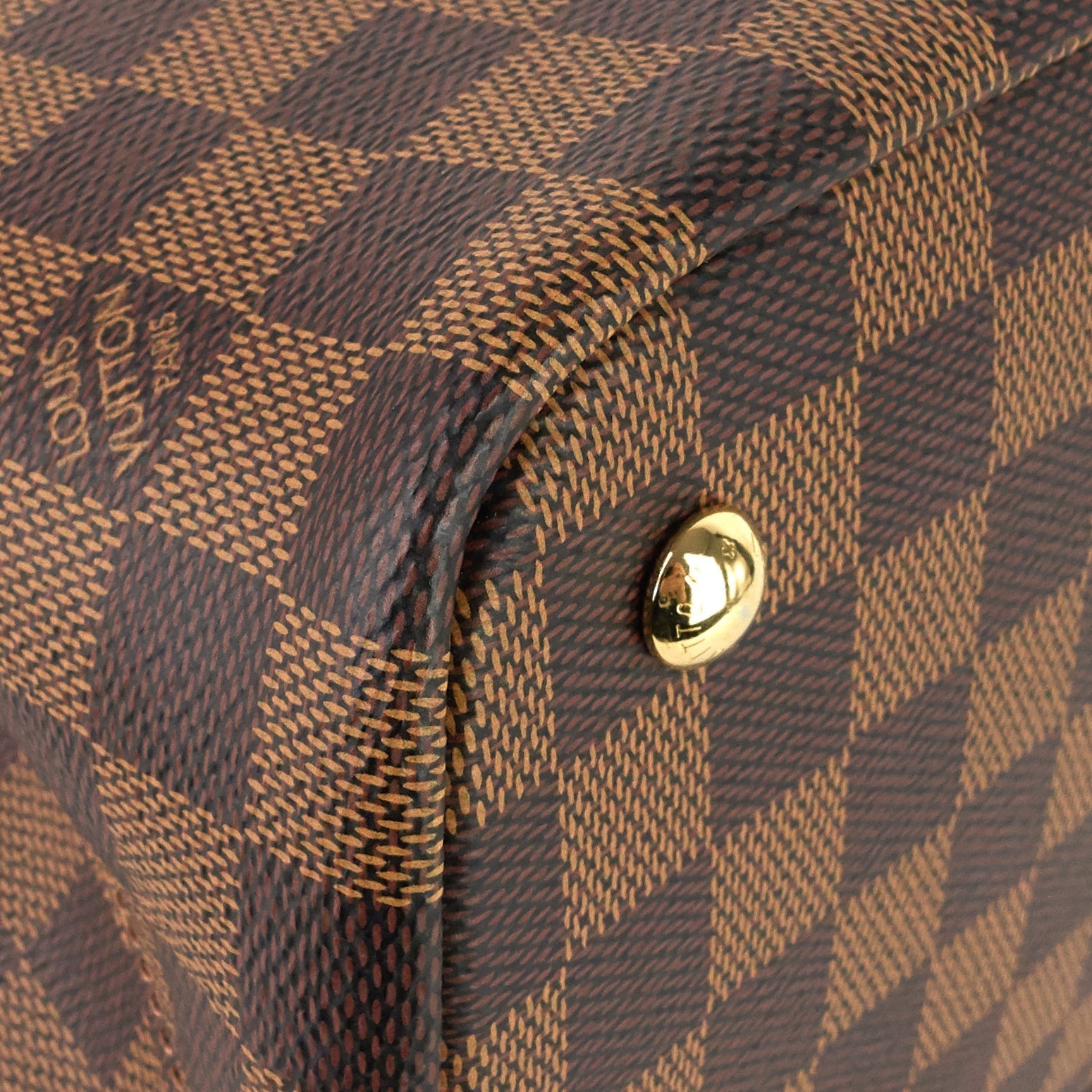 Louis Vuitto Kensington Damier Ebene Canvas Tote Bag