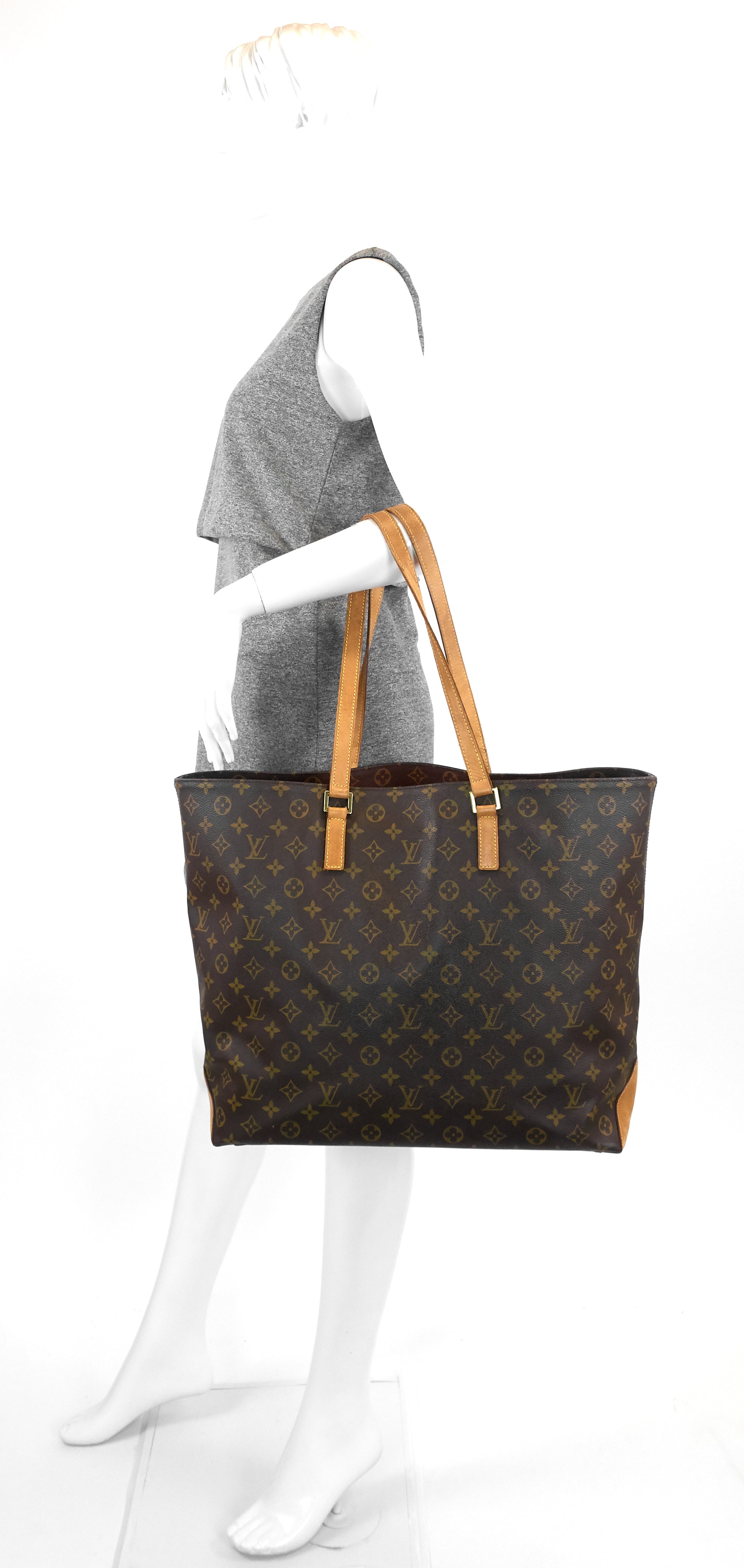 Louis Vuitto Cabas Alto Monogram Canvas Tote Bag