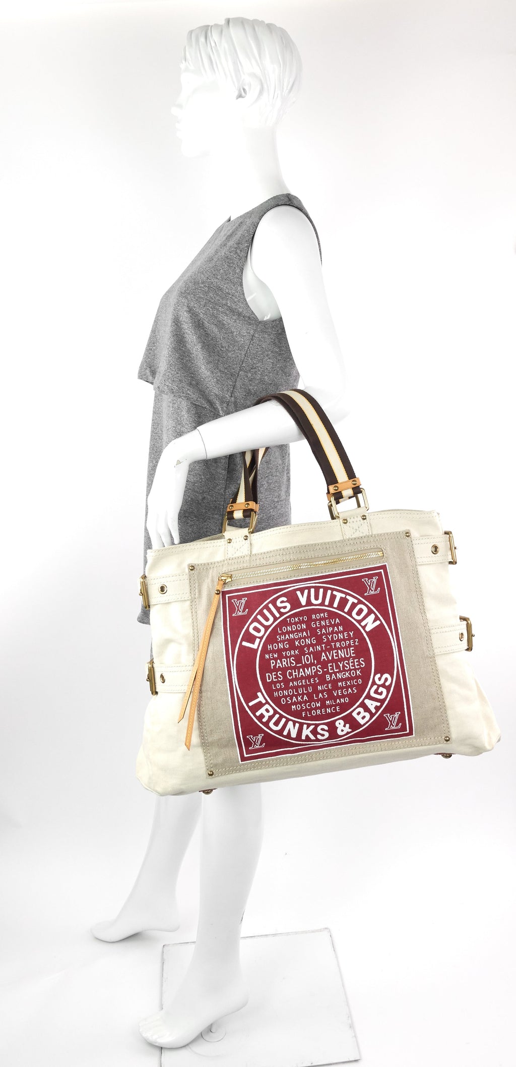 Louis Vuitto Globe Shopper Cabas GM 'Trunks & Bags' Tote Bag
