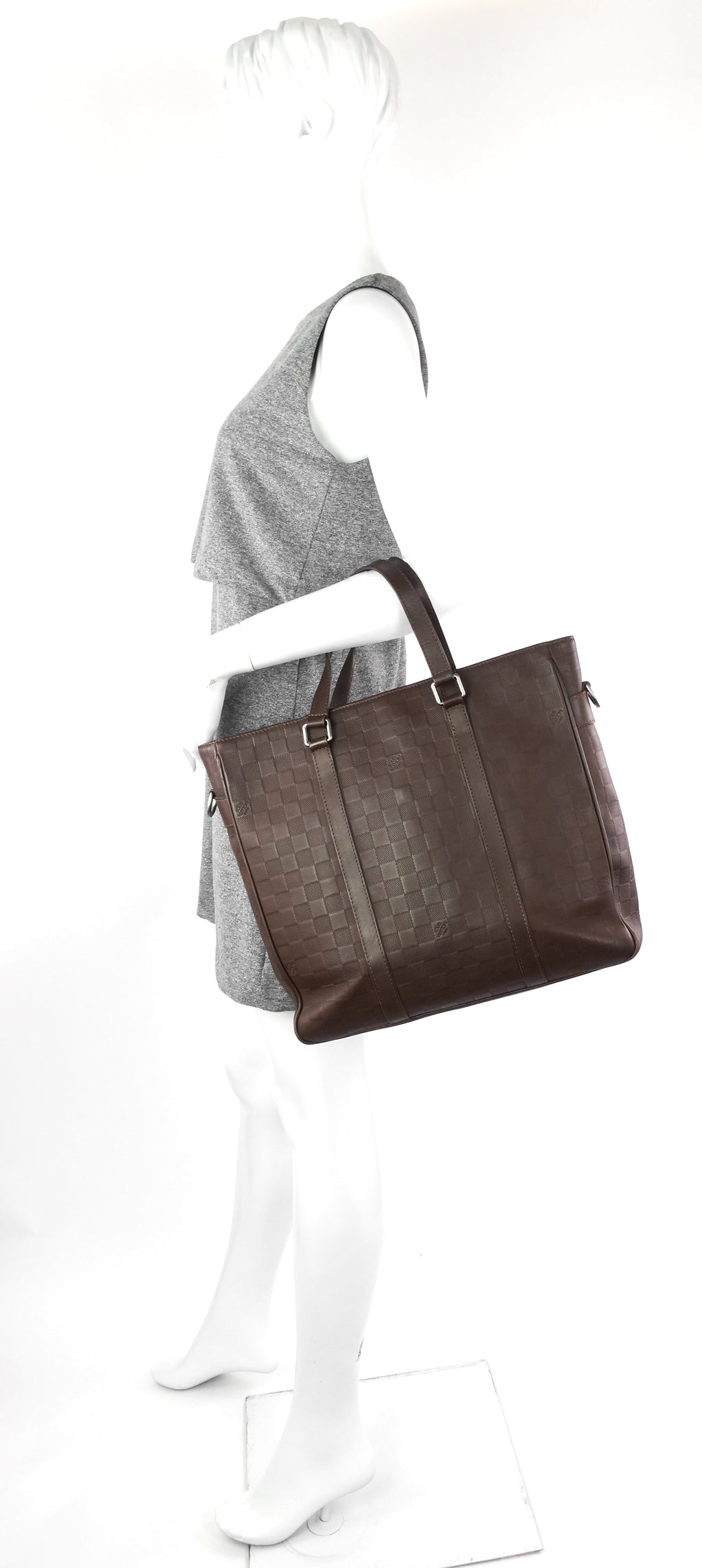 Louis Vuitto Tadao PM Damier Infini Leather Tote Bag