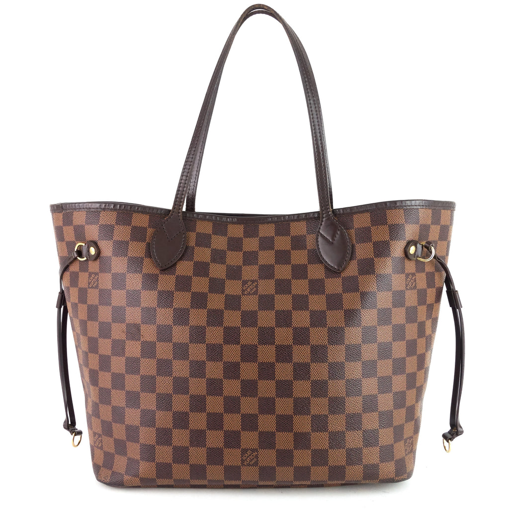 Louis Vuitto Neverfull MM Damier Ebene Tote Bag