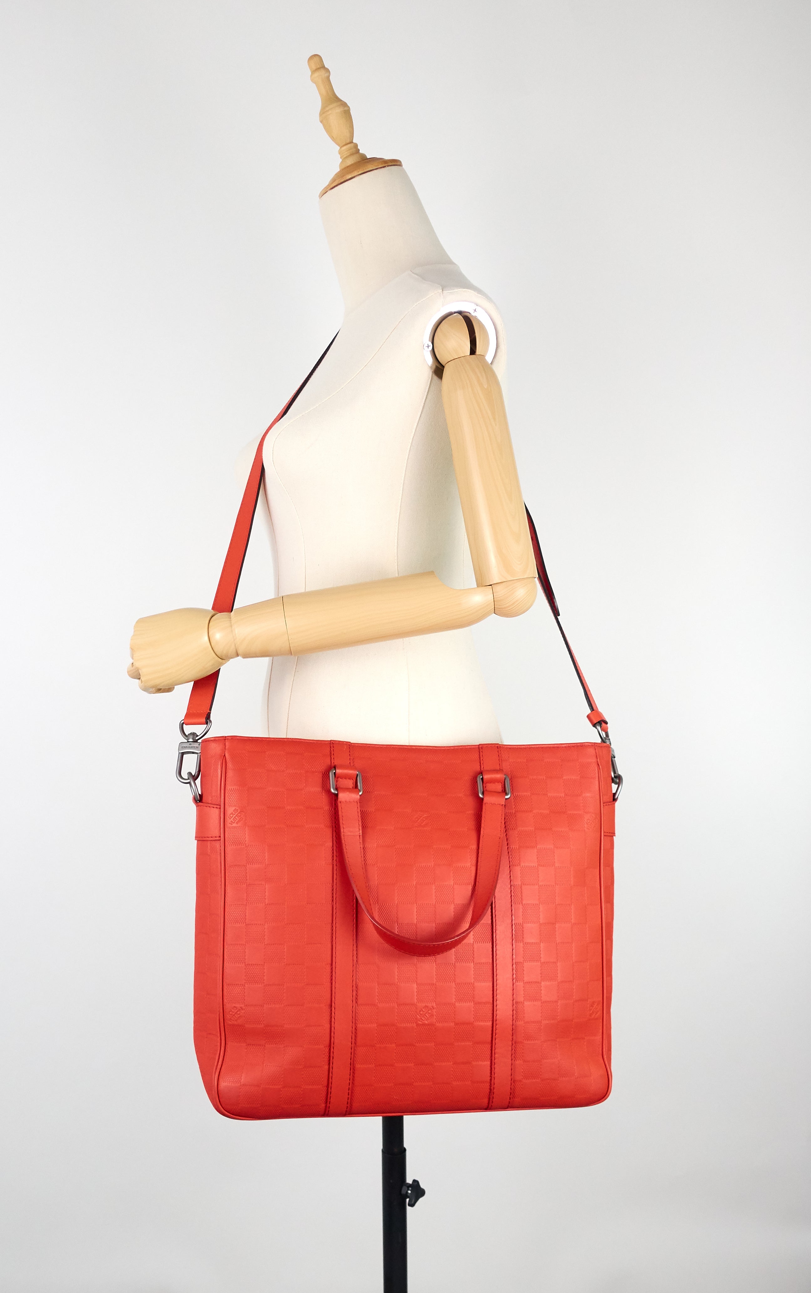 Louis Vuitto Tadao PM Damier Infini Leather Tote Bag