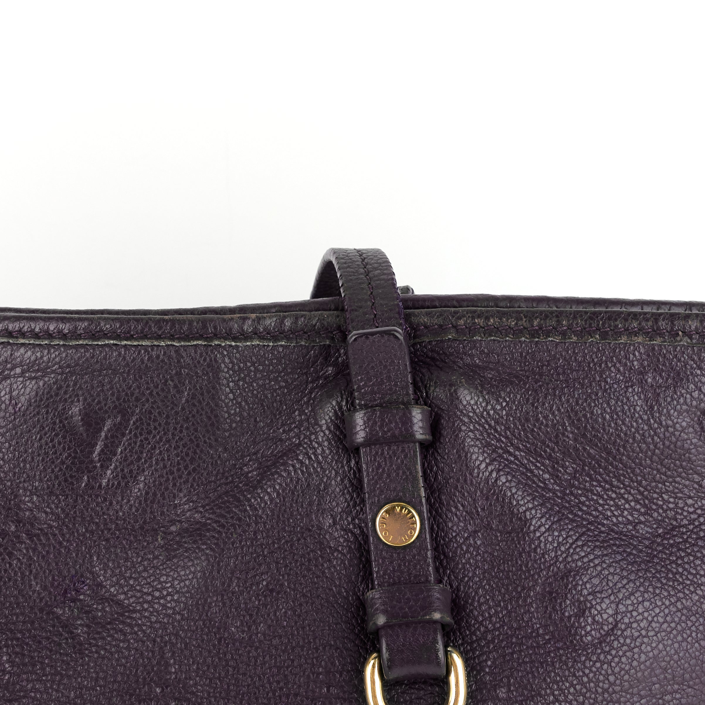 Louis Vuitto Citadine Monogram Empreinte Leather Tote Bag