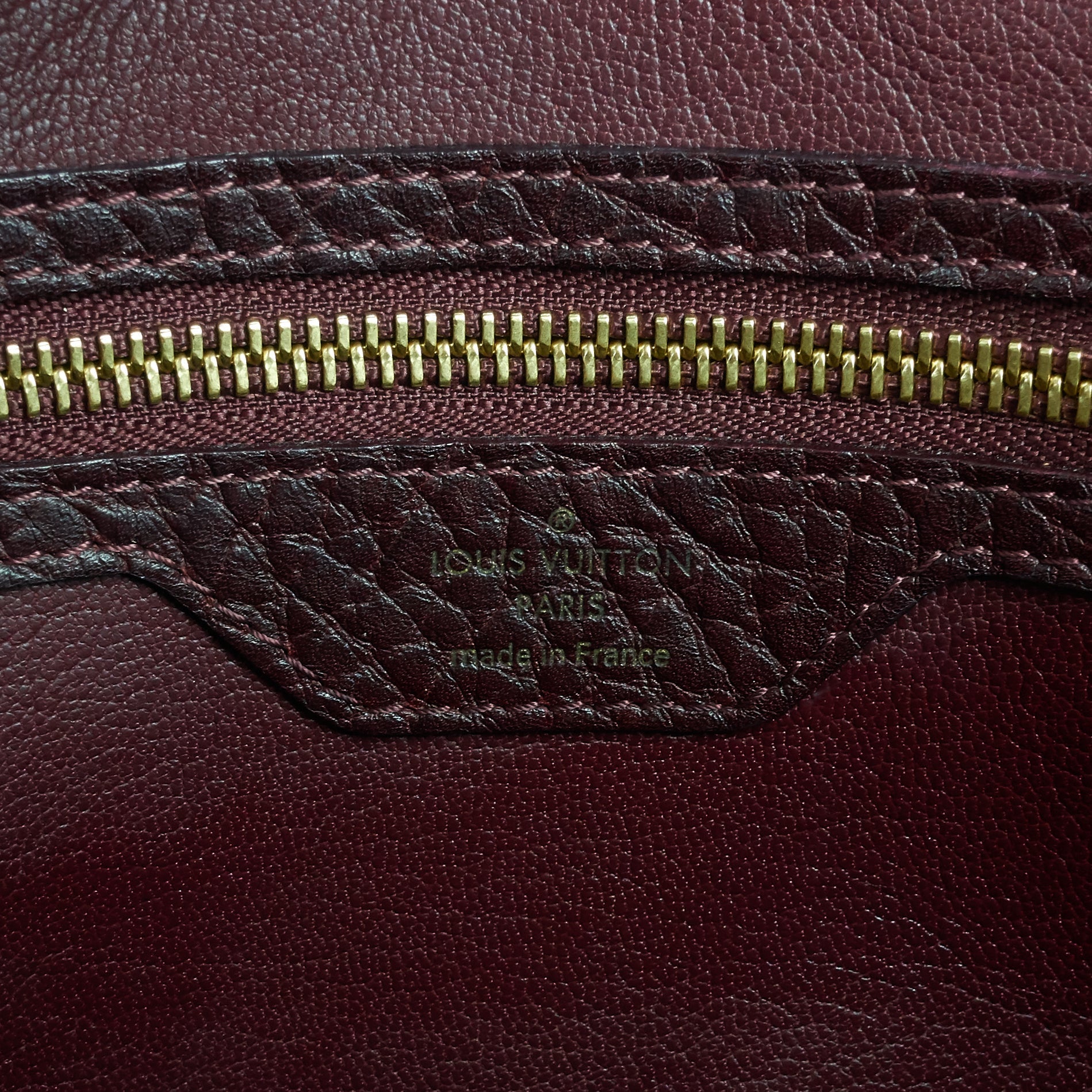 Louis Vuitto Exotique Majestueux Bordeaux Shoulder Bag