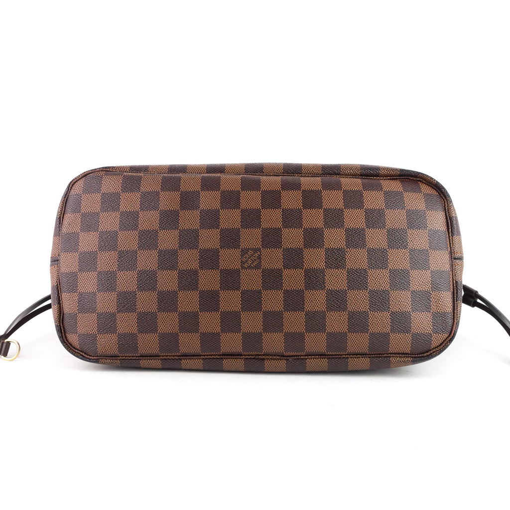 Louis Vuitto Neverfull MM Damier Ebene Tote Bag