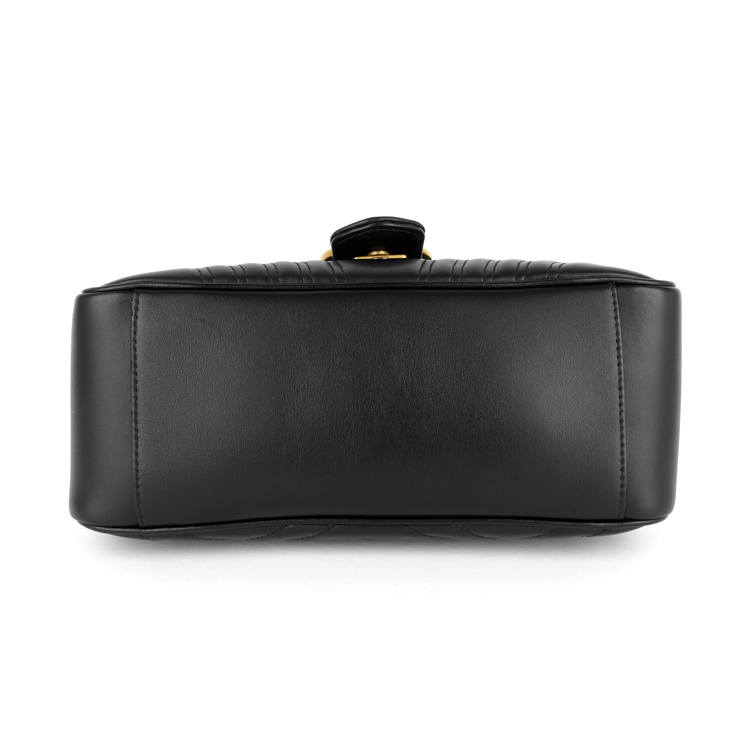 Gucci GG Marmont Small Matelass� Calfskin Top Handle Shoulder Bag
