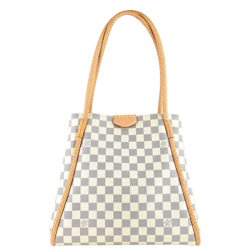 Louis Vuitto Propriano Damier Azur Canvas Tote Bag
