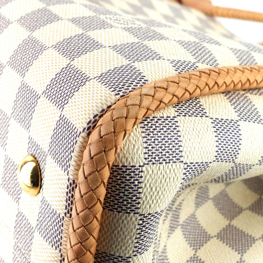 Louis Vuitto Propriano Damier Azur Canvas Tote Bag