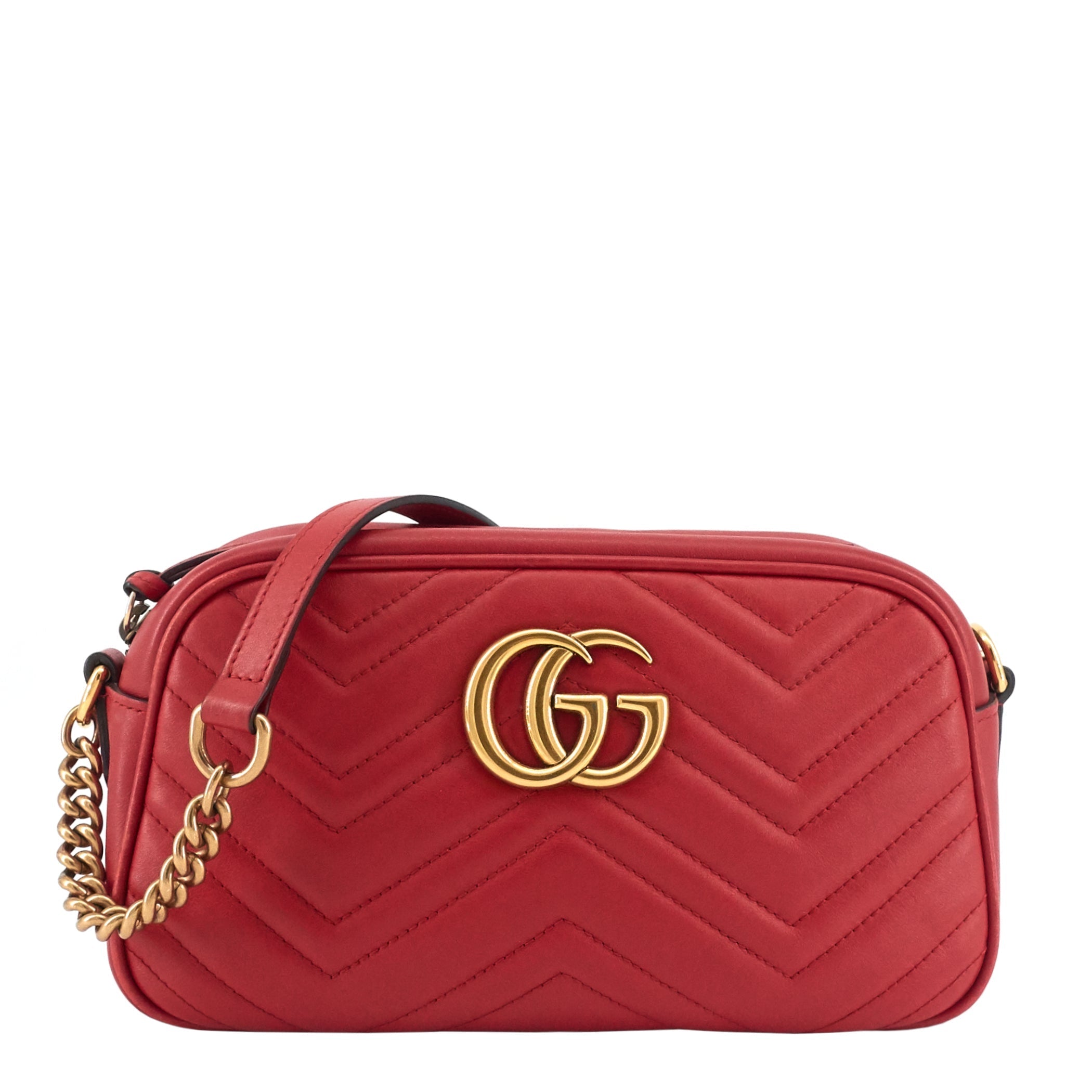 Gucci GG Marmont Small Matelass� Calfskin Shoulder Bag