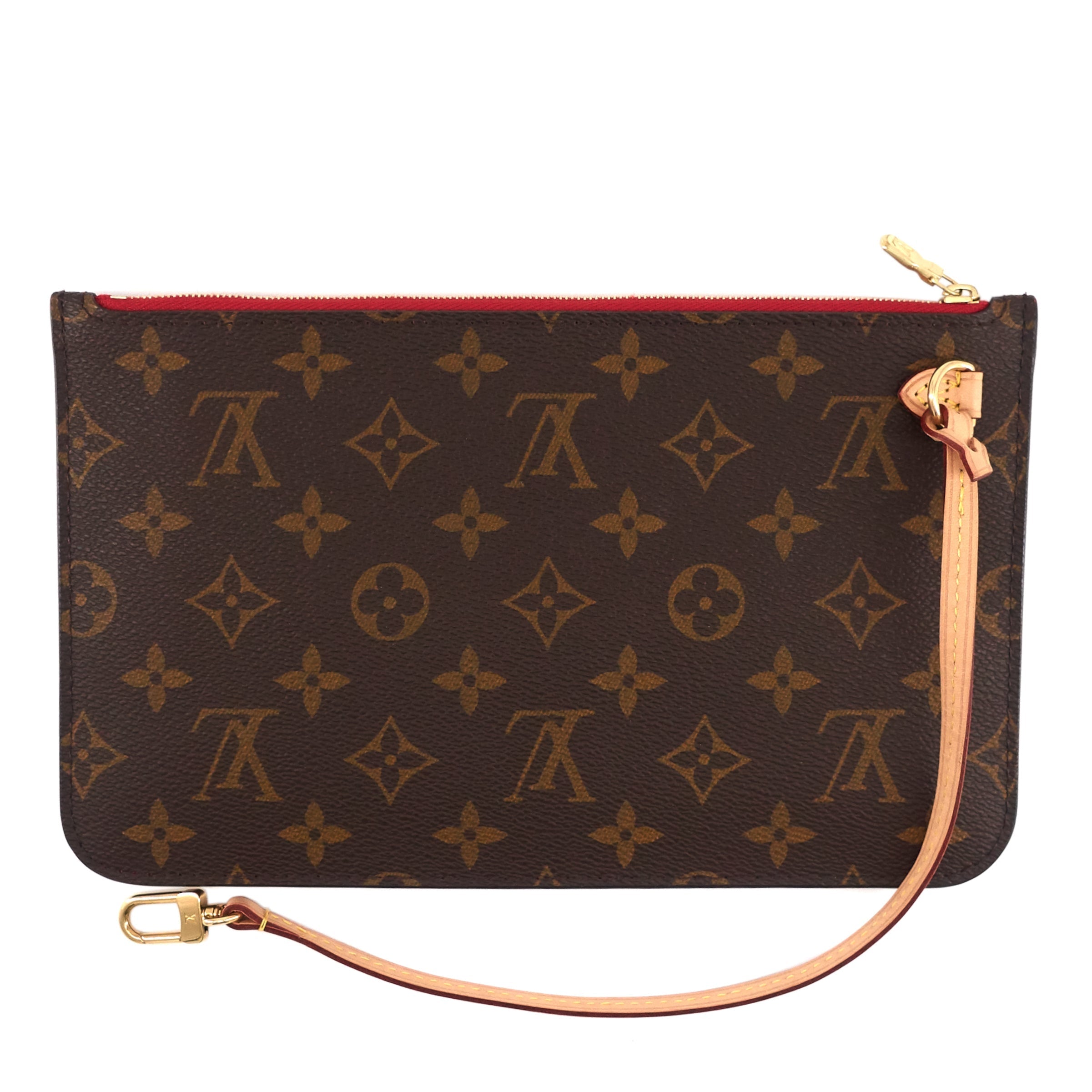 Louis Vuitto Neverfull MM Monogram Canvas Tote Bag with Pochette