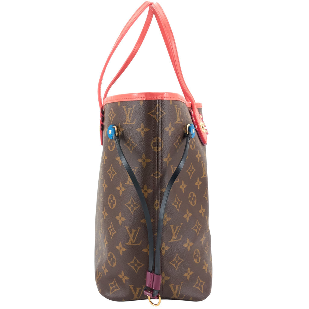 Louis Vuitto Neverfull MM Totem Limited Edition Monogram Canvas Bag