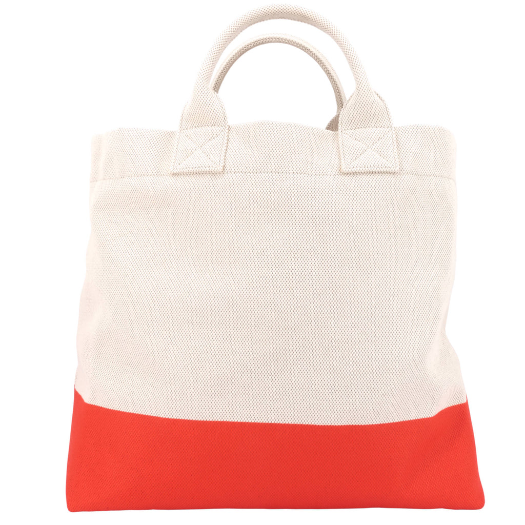 Gucci Embossed Detail Canvas Tote Bag