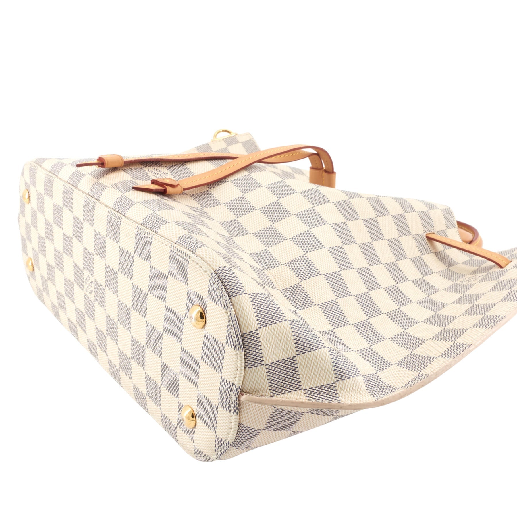 Louis Vuitto Girolata Damier Azur Canvas Tote Bag