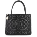 Chanel Medallion Caviar Tote Bag