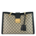 Gucci Medium Supreme GG Canvas Padlock Shoulder Bag