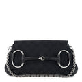 Gucci GG Canvas Horsebit Chain Clutch Bag